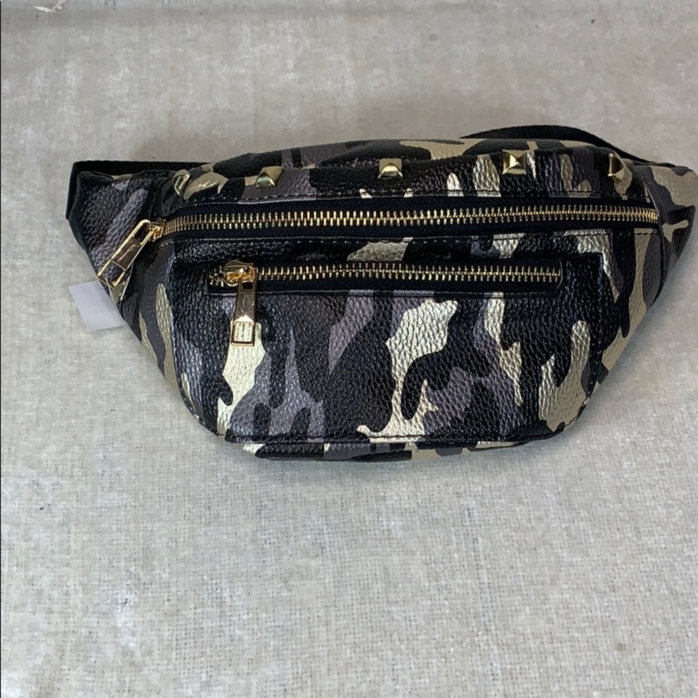 Camo Belted Bag